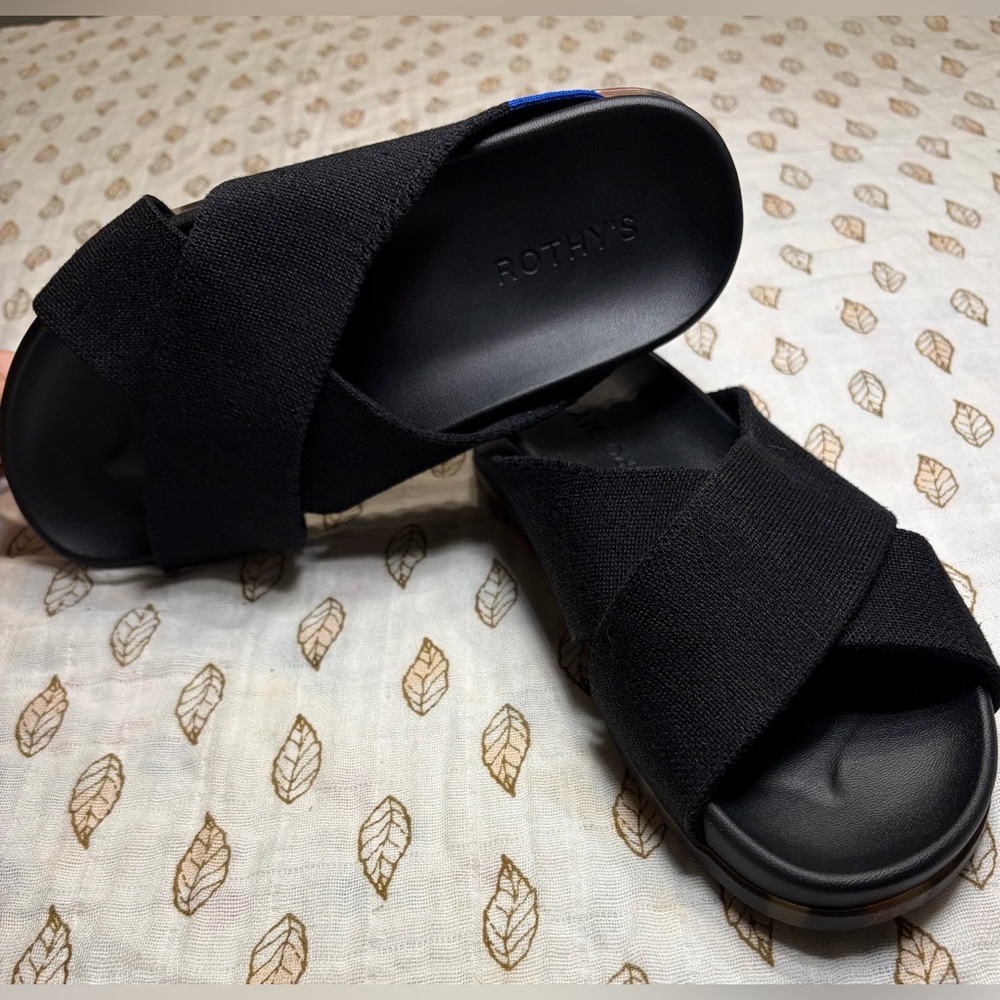 Rothy's The Weekend Slide Black